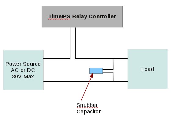 Relay Control Snubber Installation Diagram