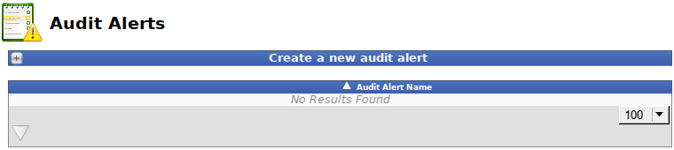 Audit Alerts