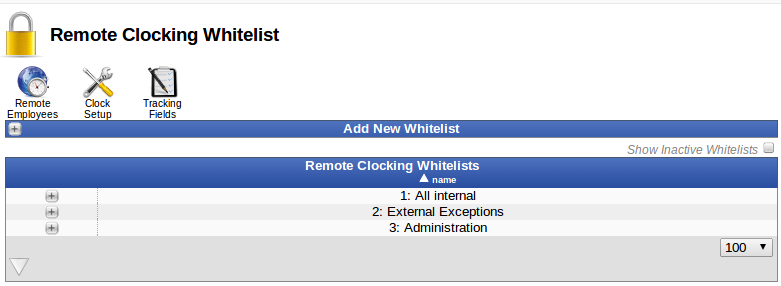 Whitelist Menu