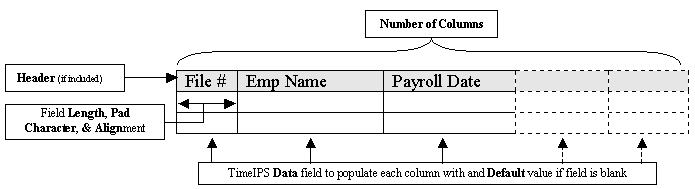 The Custom Payroll Export General Tab