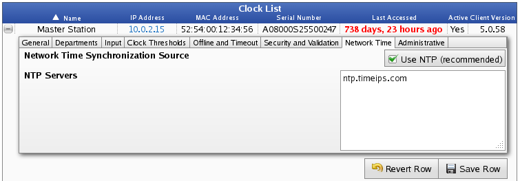 Clock Configuration