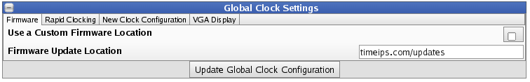 Clock Configuration