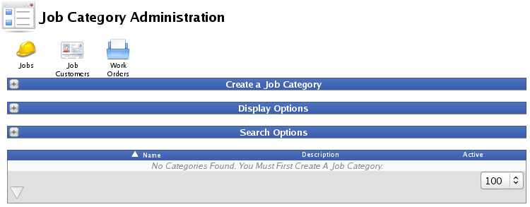 Job Categories