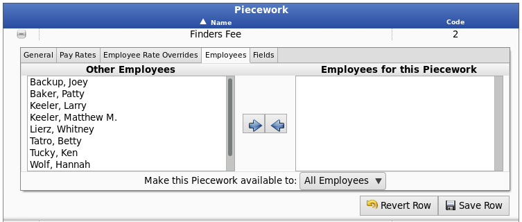 Piecework