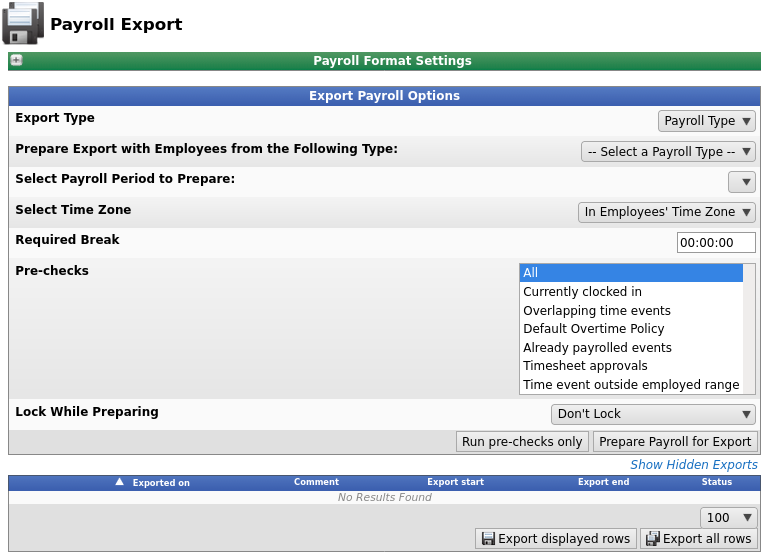 Export your QuickBooks Online Standard Payroll data