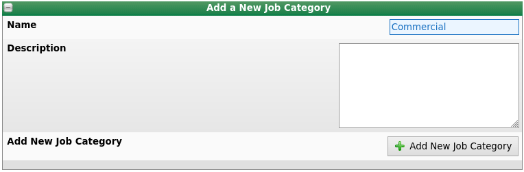Job Categories